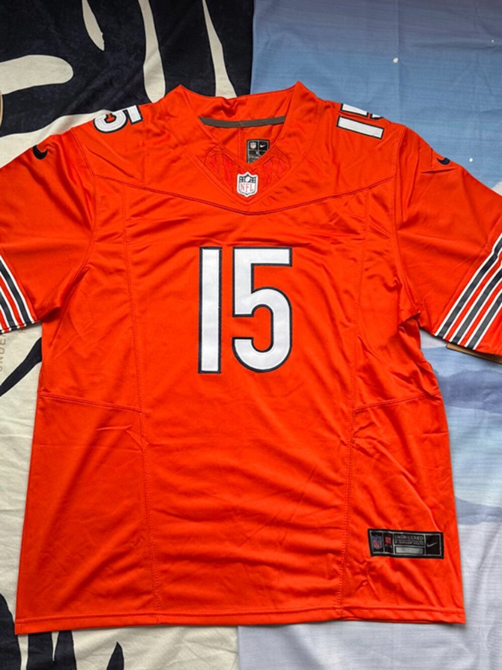 Bears Brandon Marshall Jersey #15 Nike Orange NFL ON Field Chicago